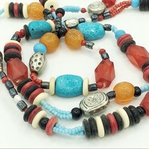 Beads and stones neklace